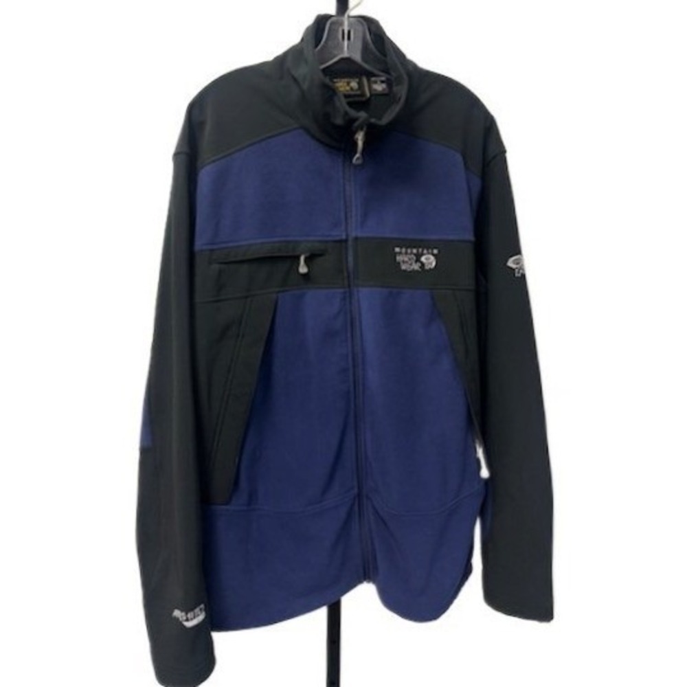 Mountain Hardwear Men's Size XL Purple Black Outdoor Full Zip Fleece Jacket
